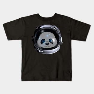 cute little friendly astronaut panda Kids T-Shirt